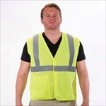 Class 2 Lime Safety Vest with Velcro Closure