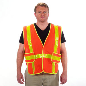 Chevron Reflective Safety Vest - Plus
