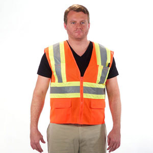 Surveyor Safety Vest Orange